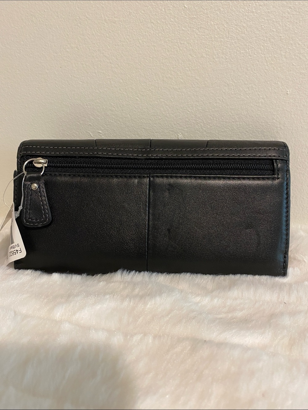 NWT Vintage Soho Leather Buckle Slim Envelope / Tri-Fold Wallet - Picture 3 of 17
